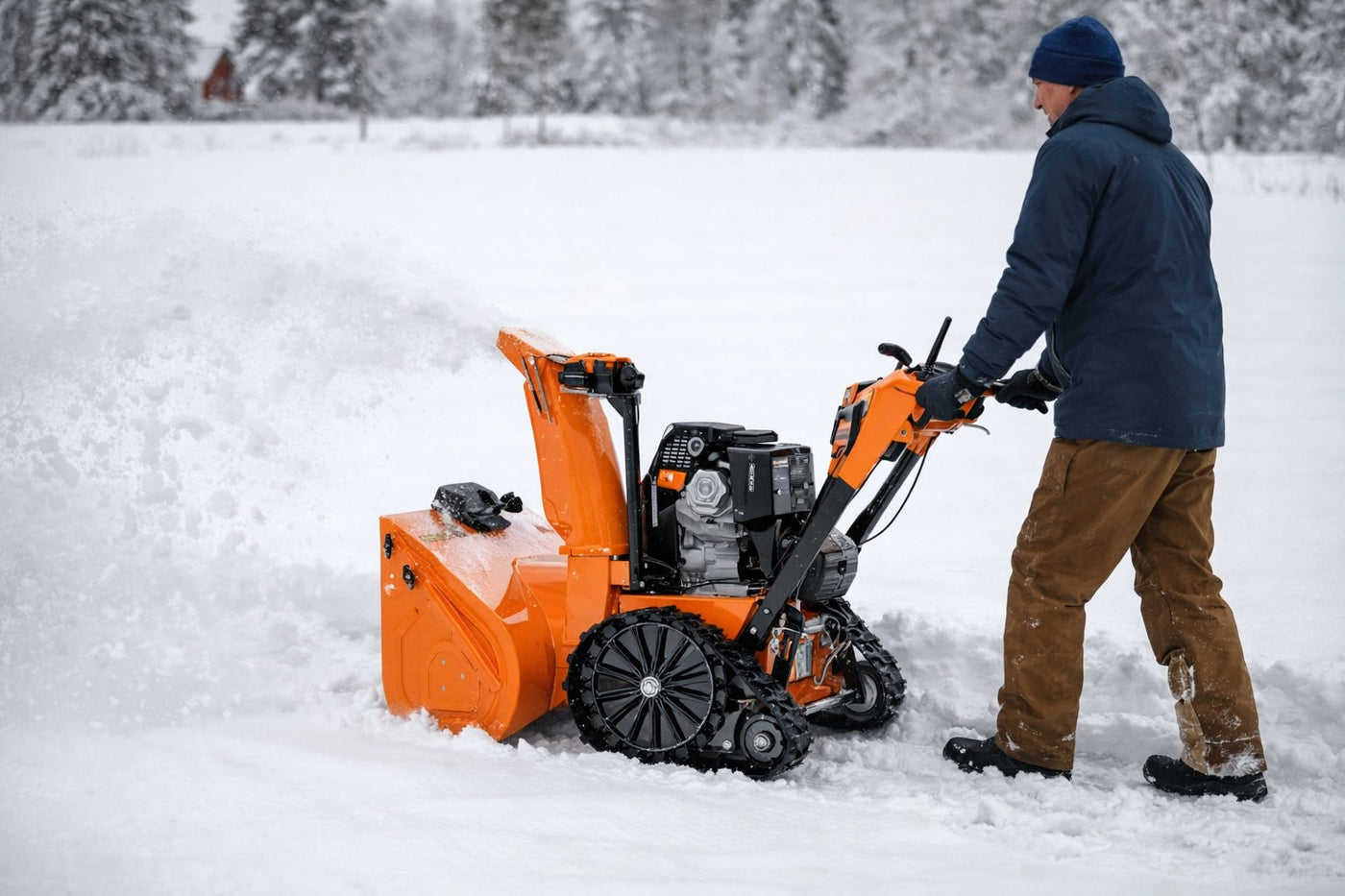 Snøfreser til gårdsplass og tun