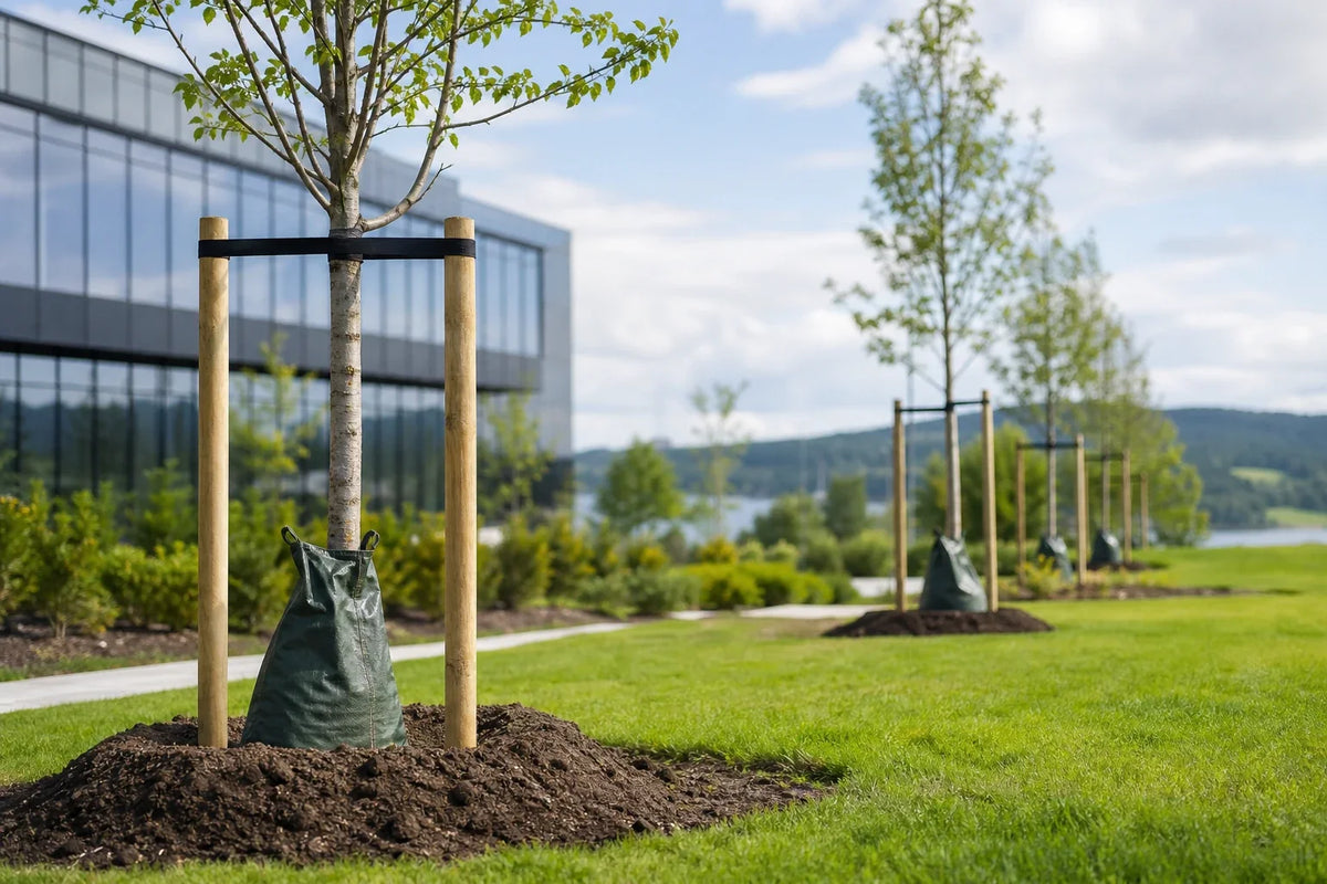 planting av trær i Vestfold