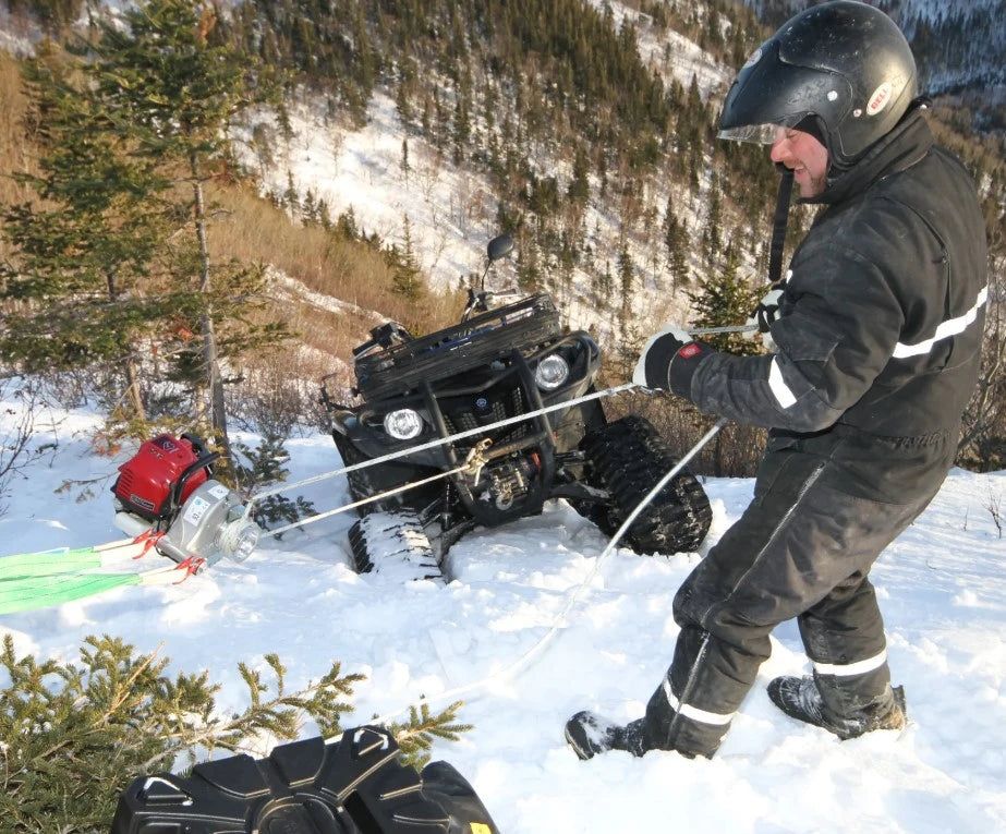 Portable winch - PCW 3000 - Bærbar bensindrevet vinsj med tilbehør