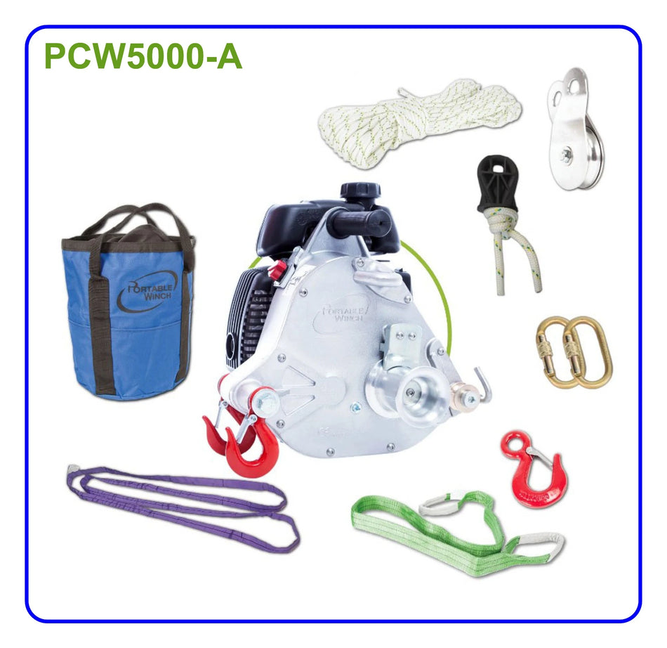 Portable winch - PCW 5000, Utstyrspakke A