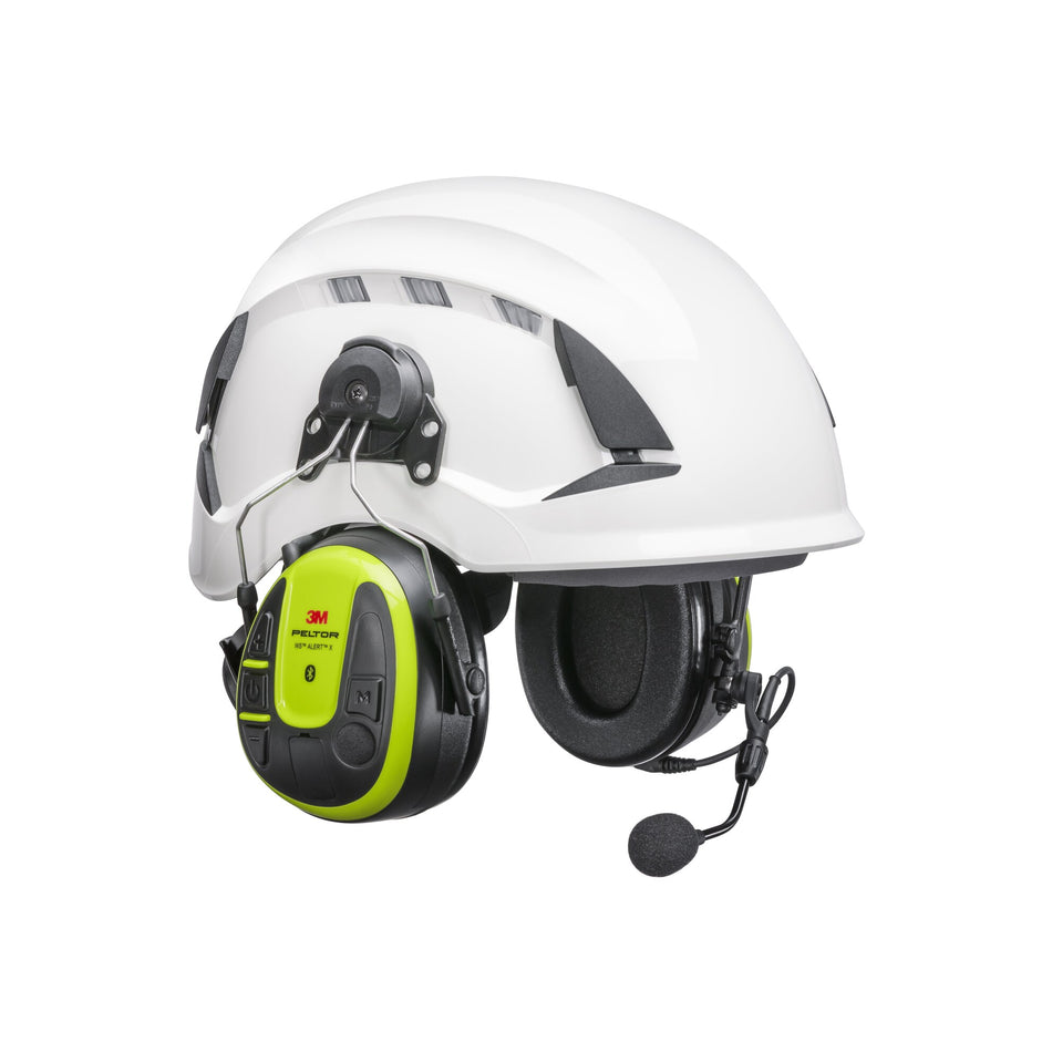 3M PELTOR WS ALERT X+ Bluetooth hørselvern m/hjelmfeste – SNR 29 dB