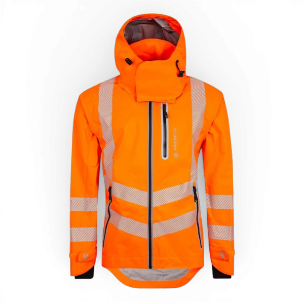 Arbortec BreatheDry® Full-Zip Waterproof Work Jacket – Hi-Vis Orange