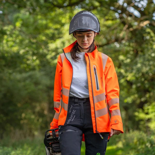 Arbortec BreatheDry ATHV4420(F) vanntett arbeidsjakke dame – Hi-Vis oransje