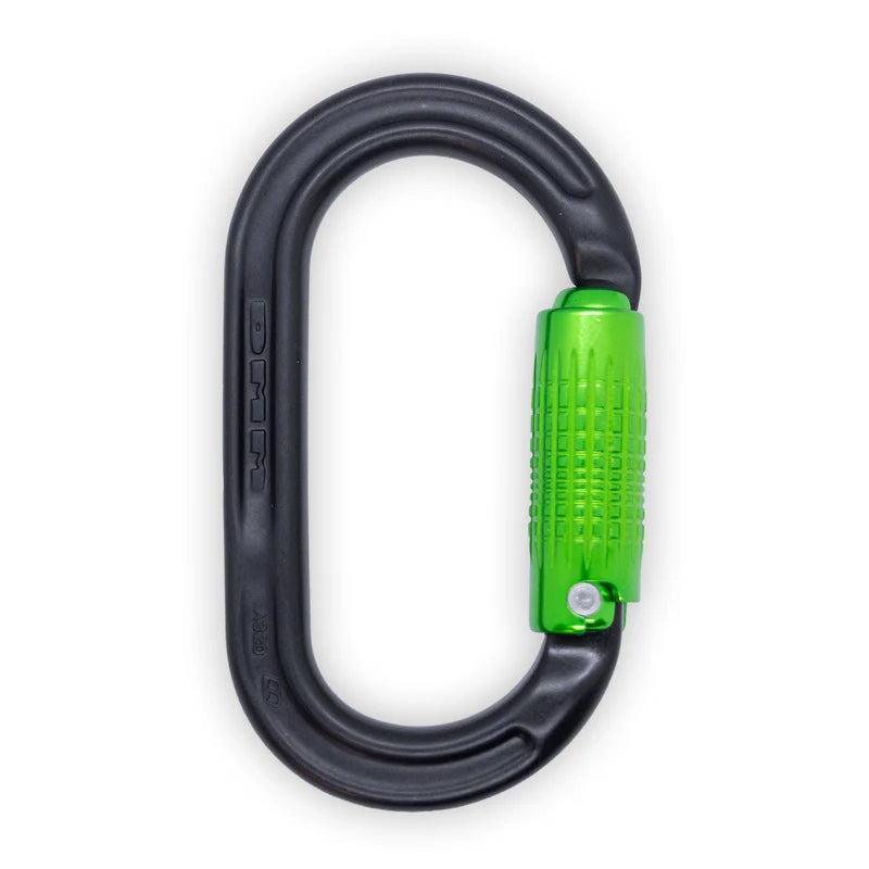 DMM x Treeworker Ultra O Locksafe 3 Way Carabiner – spesialutgave i sort og grønn