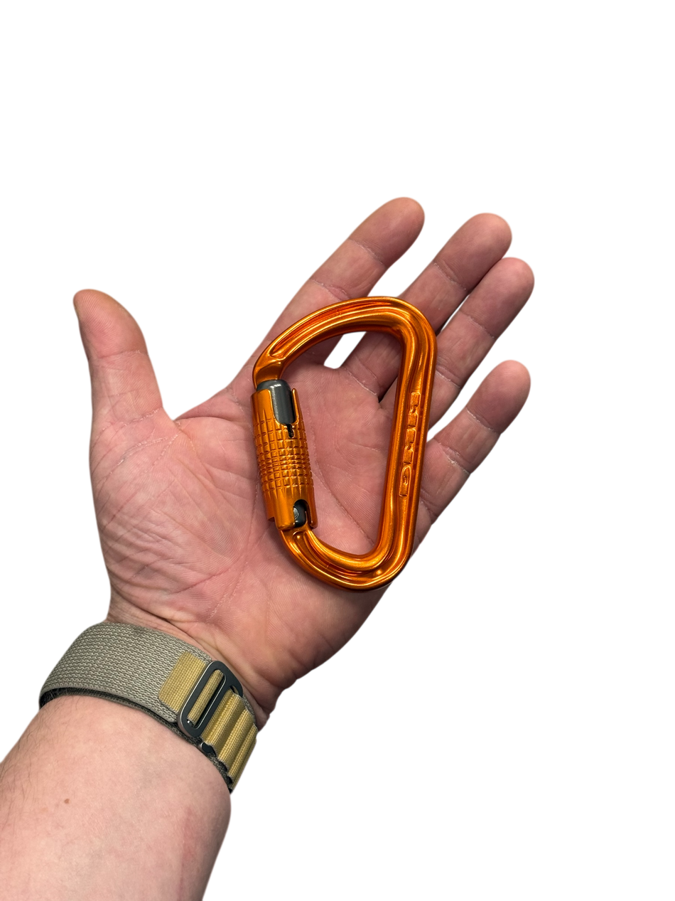 DMM Shadow Karabiner – Locksafe 3-Pack (Lime/Grey/Orange)