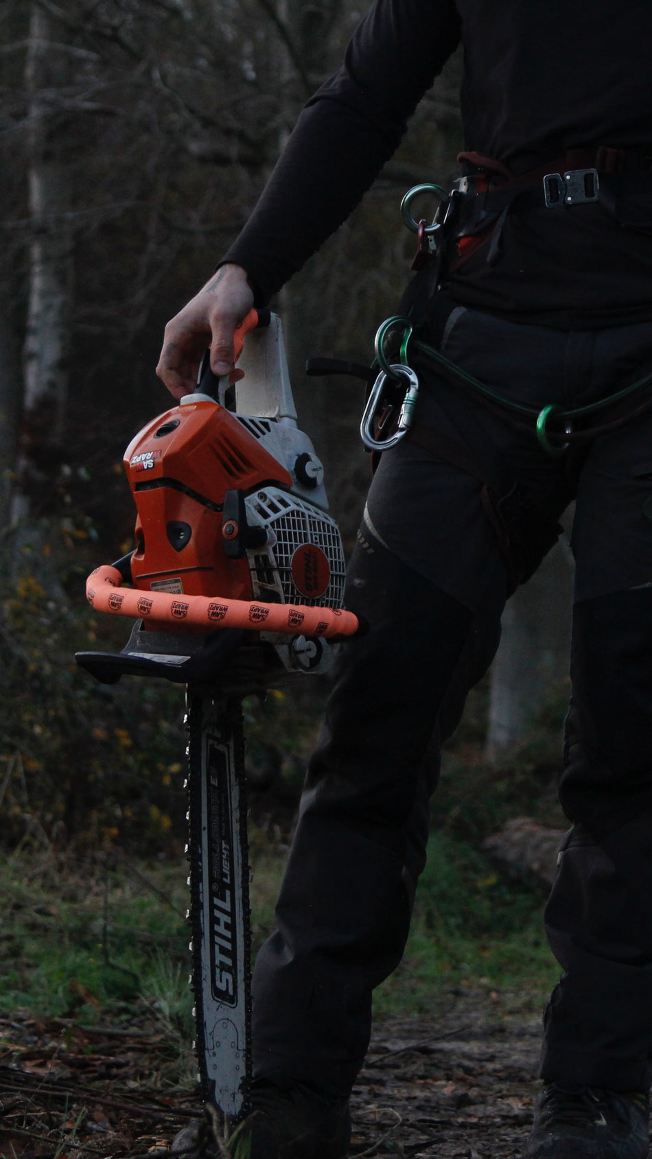 SawWrapz V2 Chainsaw Handle Grip Tape