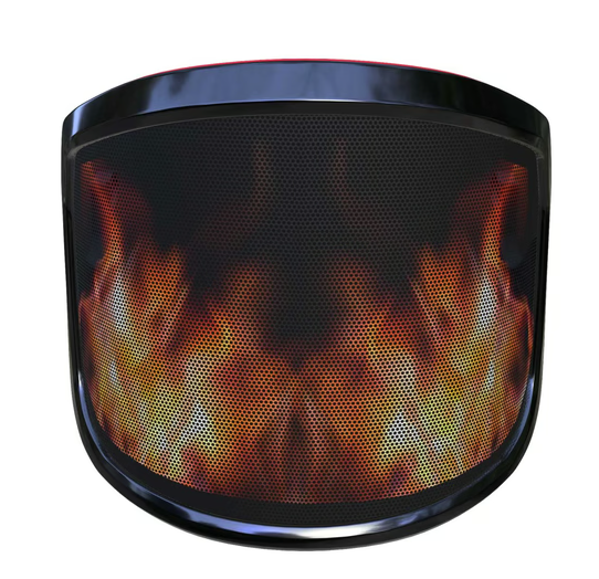 PROTOS® Visor Special Edition – Flames