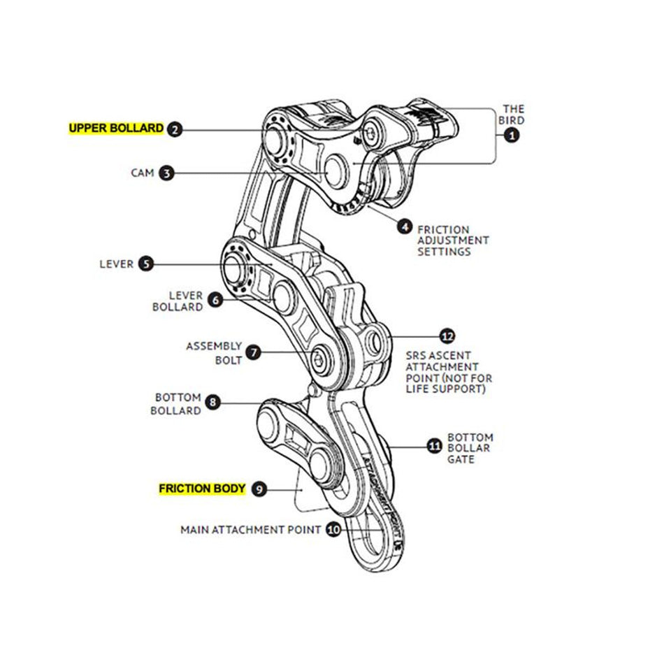 Notch Rope Runner Vertec Reservedeler