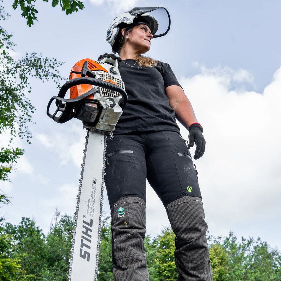 Arbortec Breatheflex Pro Women's Chainsaw Trousers Black - Design A/Class 1