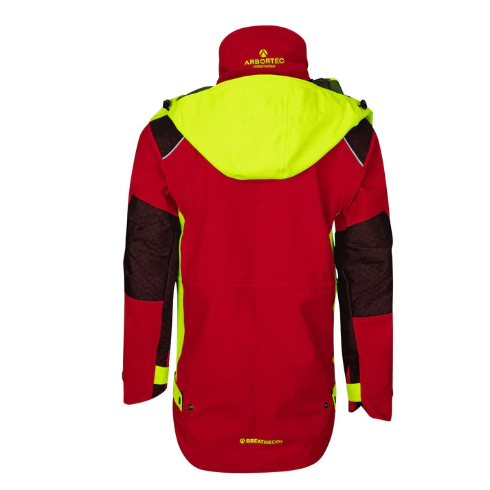 Arbortec Heavy Duty Full Zip Waterproof Jacket - Rød