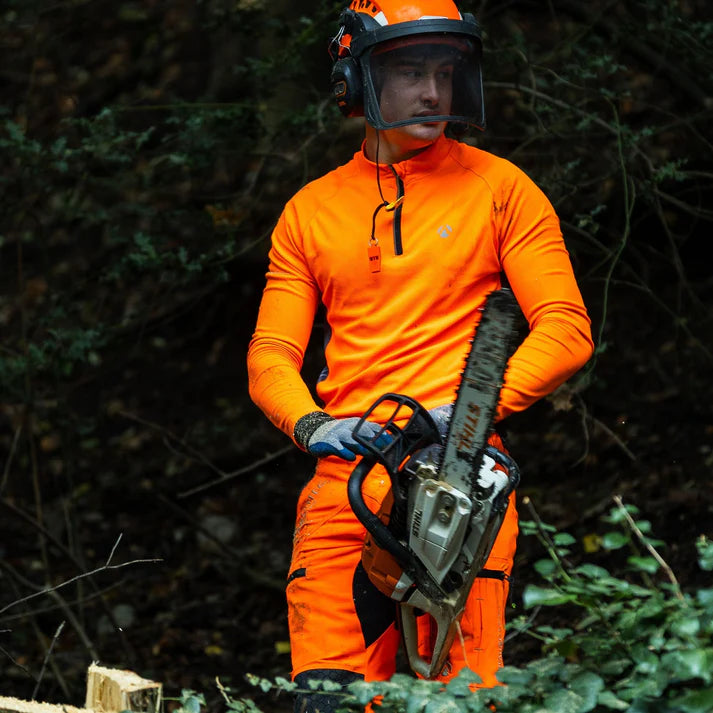 Arbortec Performance T-Shirt – Long Sleeve Hi-Vis Orange