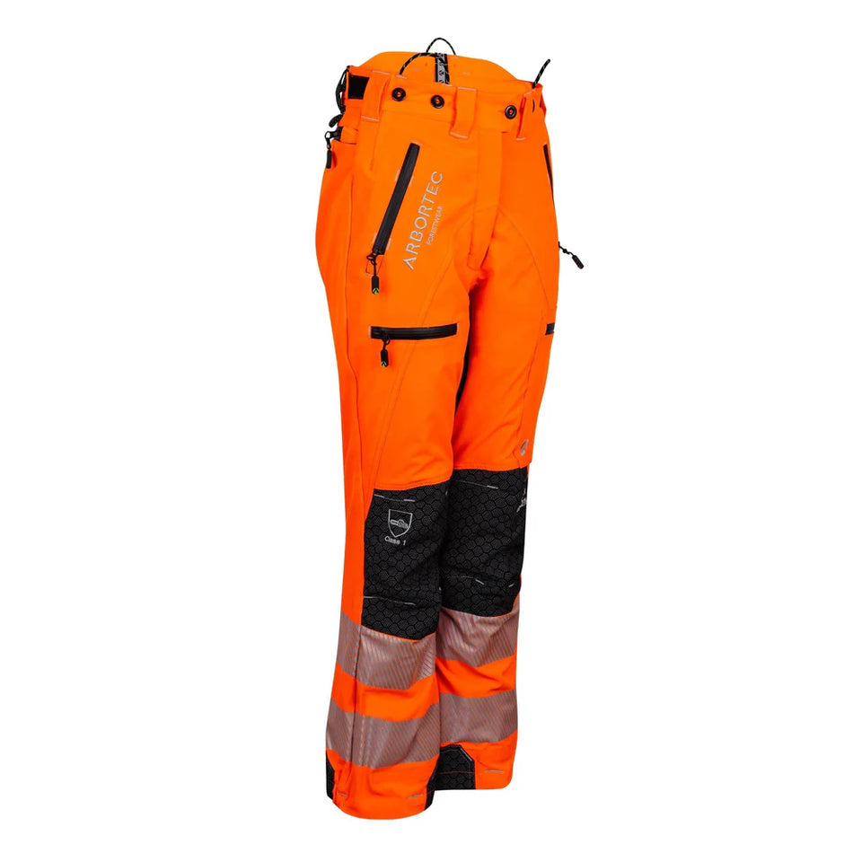 Arbortec Breatheflex Pro Women's Chainsaw Trousers HI-VIS - Design A/Class 1