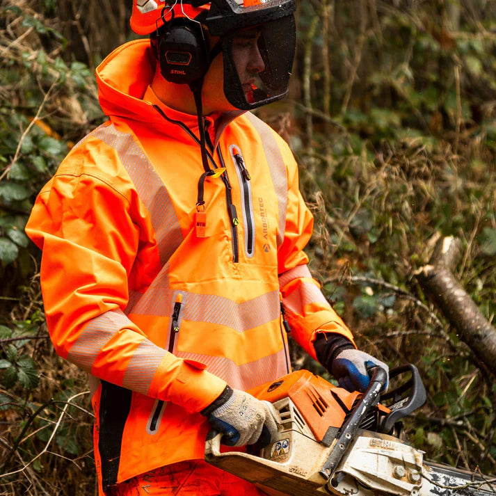 Arbortec BreatheDry® Waterproof Smock - Hi-Vis Orange