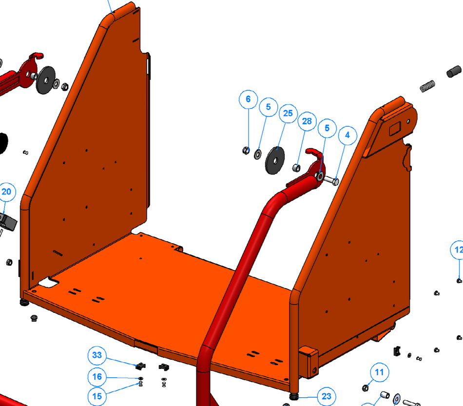 Matebrett hengslet TW 230