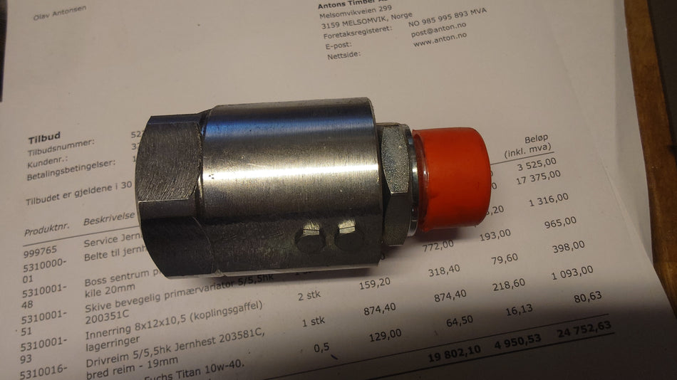 Svivel  hydraulikkslange 840/841