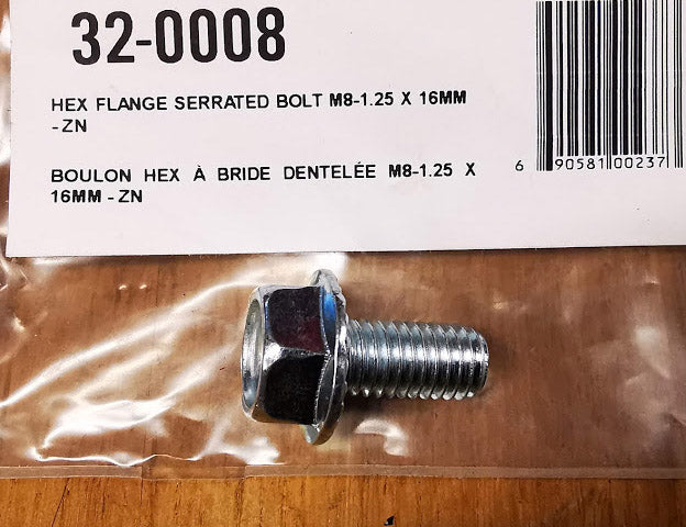Bolt M8 - 1,25 x 16 mm PCW 3000 - Anton's Timber