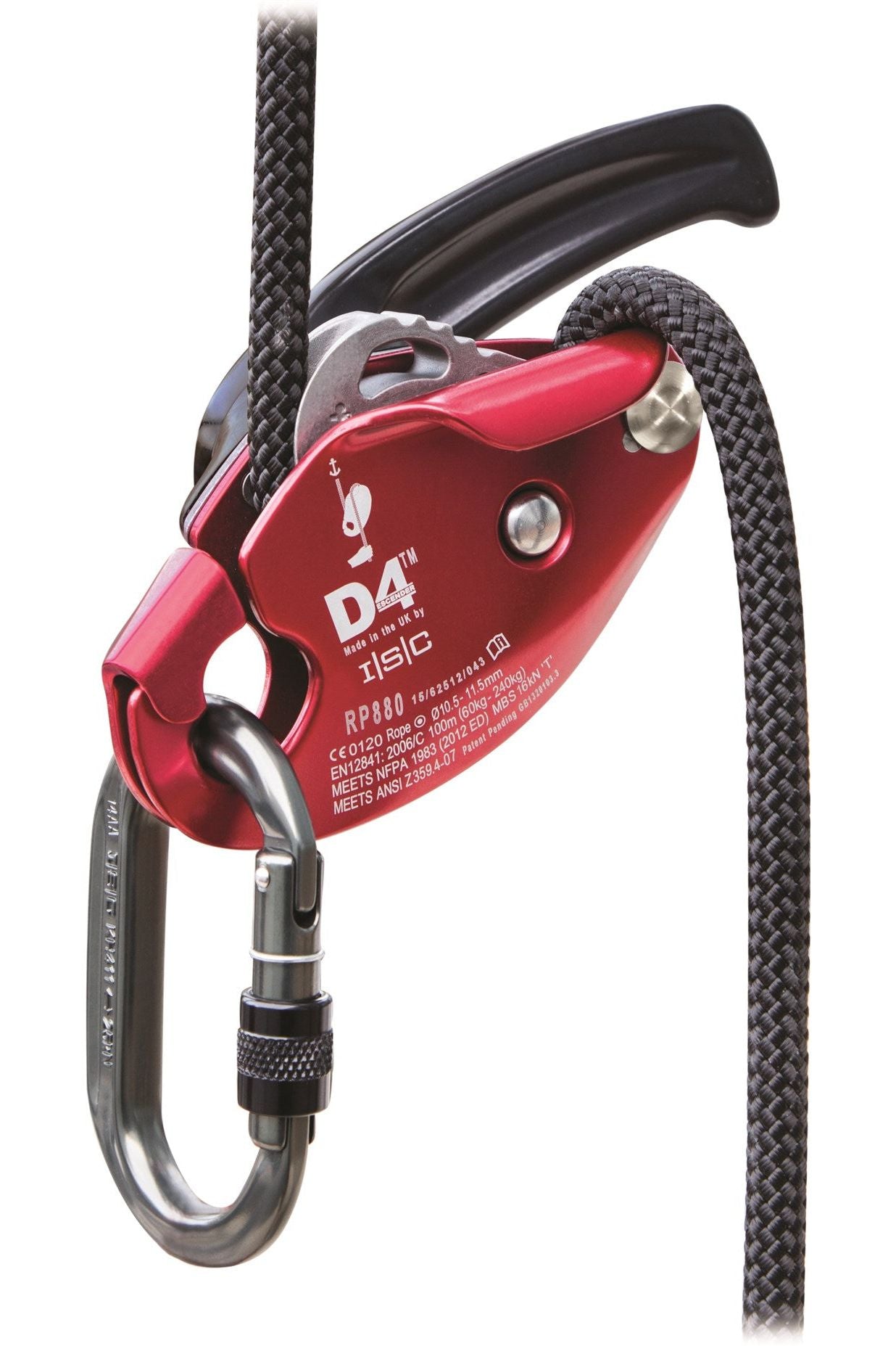 ISC D4 Work/Rescue Descender - Anton's Timber