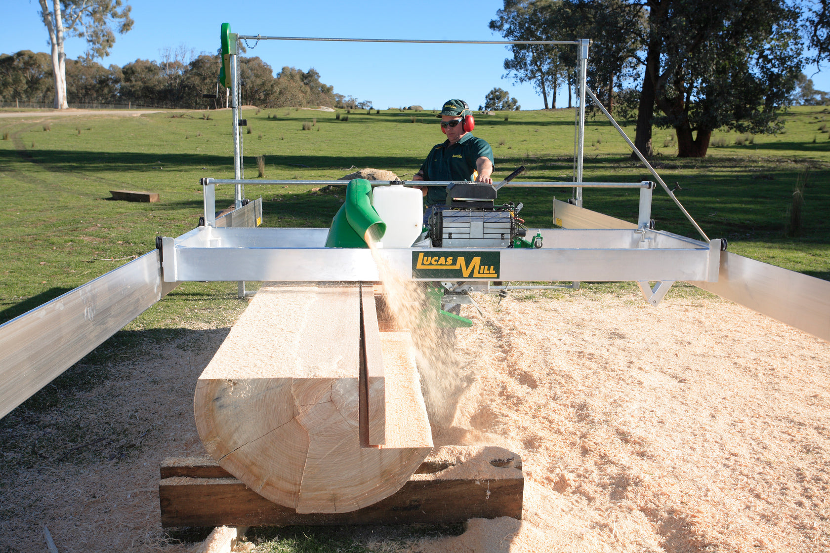 Lucas Mill 1030 portabelt sagbruk, komplett Anton's Timber