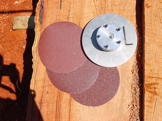 Pusse kit m/sandpapirskive for 7" 8" og 10" modellene